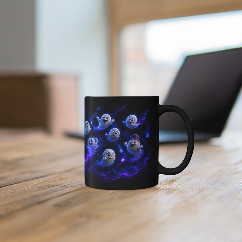 Ghost Galaxy Mug — Cute Space Spirit Coffee Cup (11oz, 15oz)