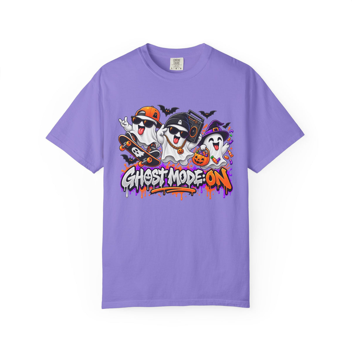 Ghost Mode: ON – Halloween Ghosts Graphic T-Shirt