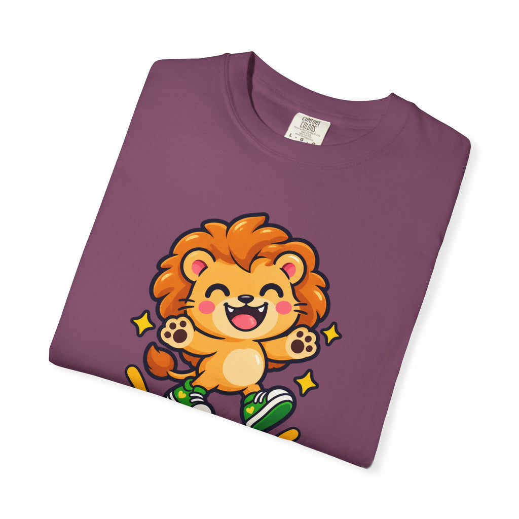 Stay Roarsome – Cute Happy Lion Graphic T-Shirt