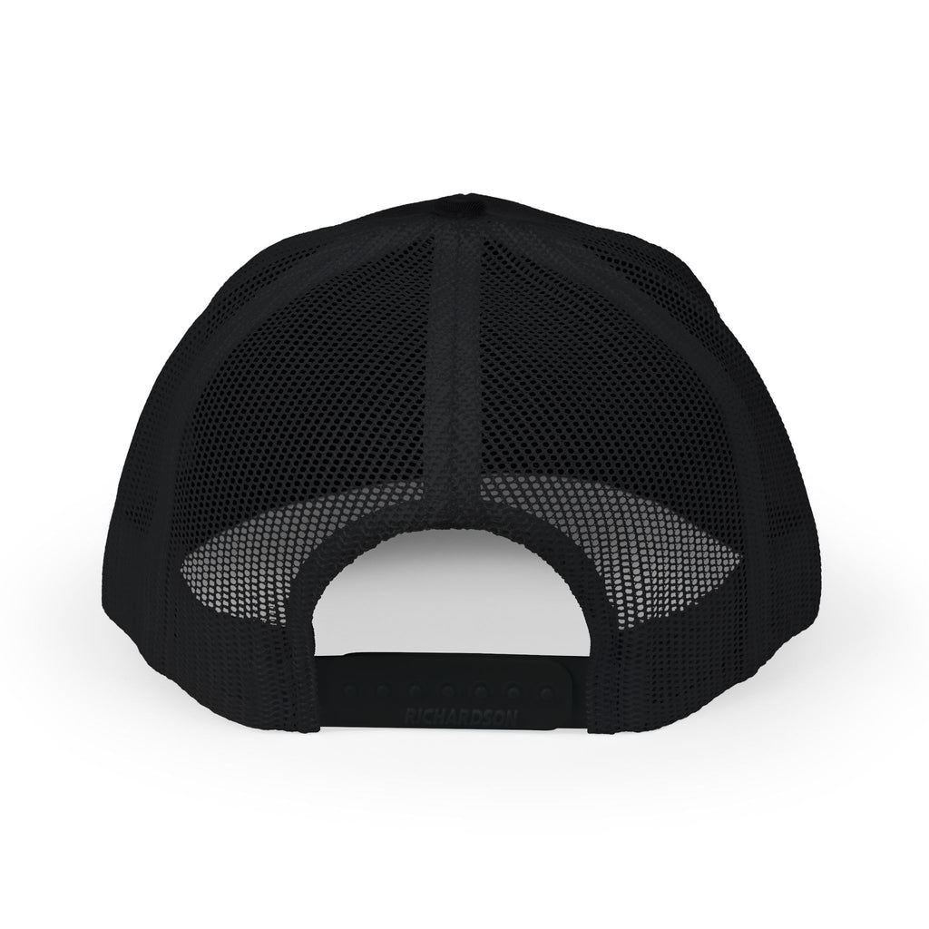 Embroidered Trucker Cap — Rocco the Rockin' Chihuahua Patch