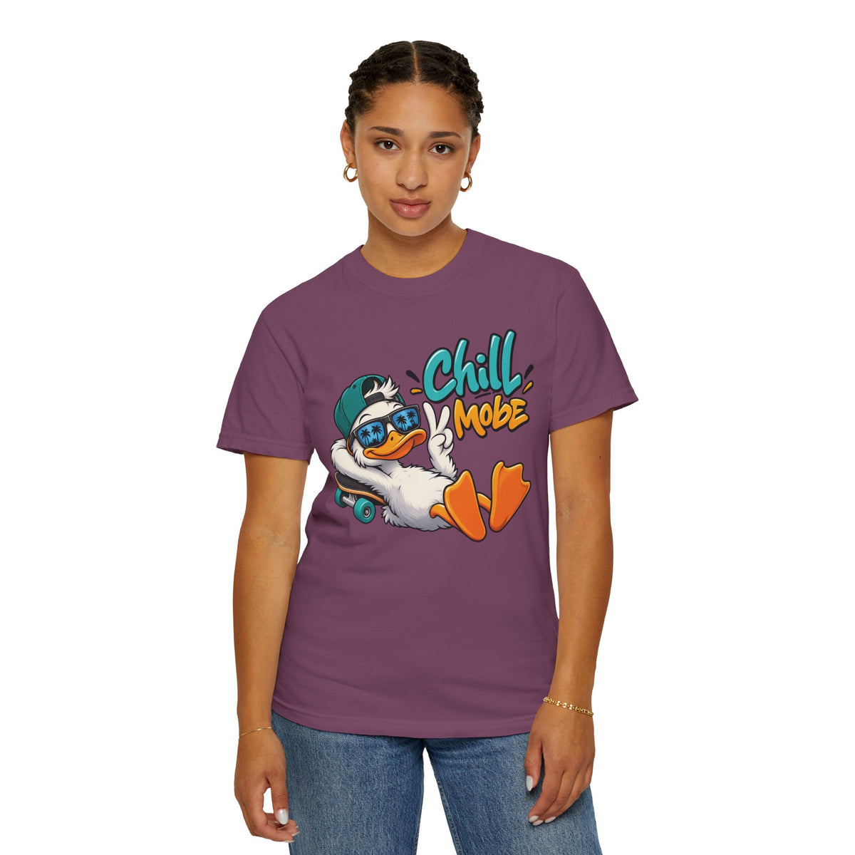 Chill Mode Duck Graphic T-Shirt | Festora Everyday
