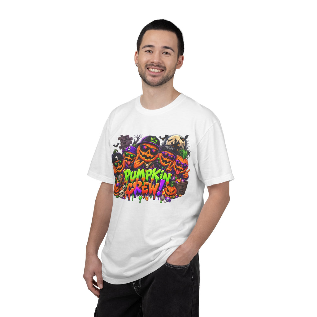 Pumpkin Crew Halloween T-Shirt – Funny Jack O’ Lantern Graphic Tee