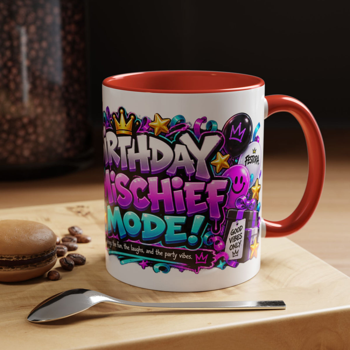 Festora Alien Birthday Mug – Birthday Mischief Mode Coffee Cup