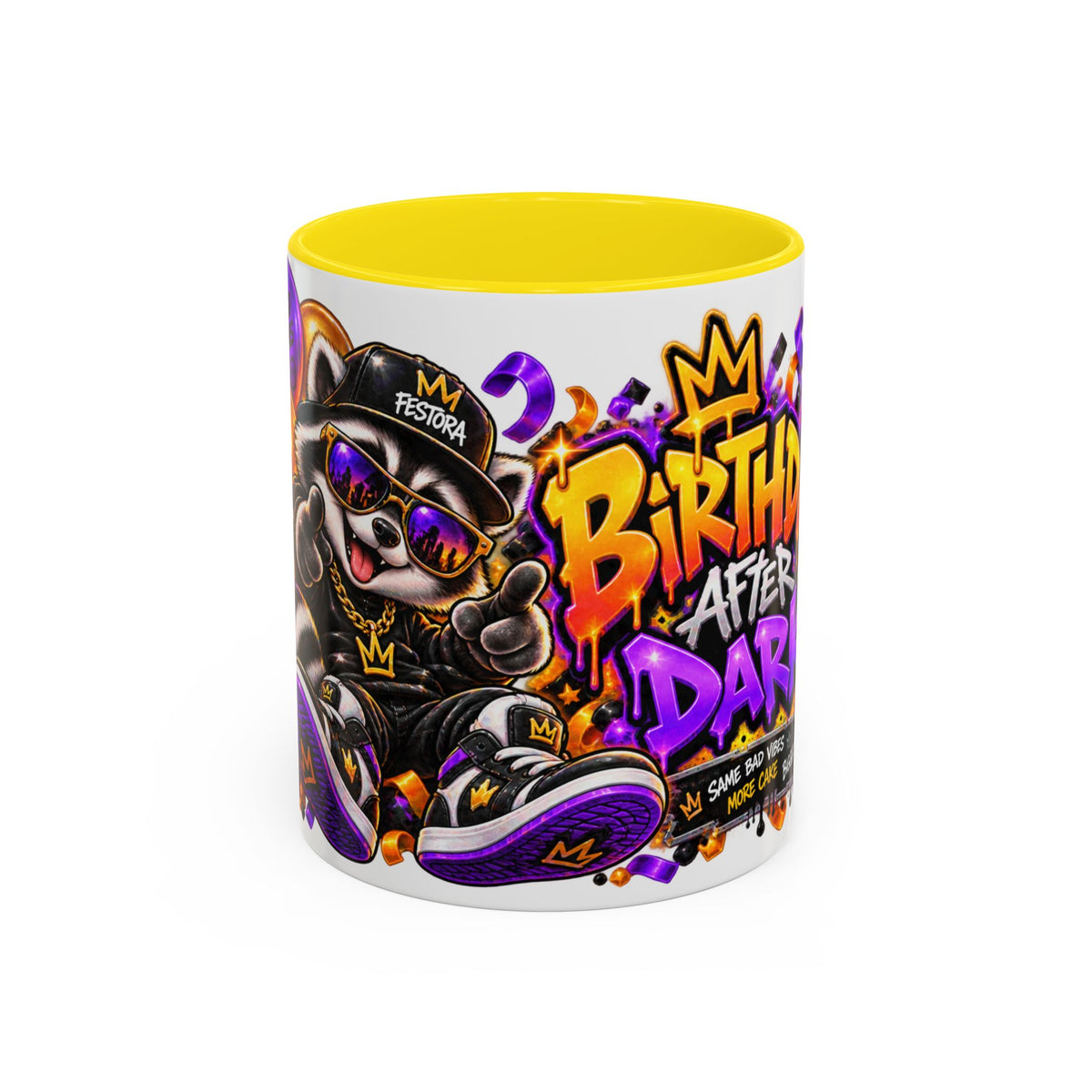 Festora Raccoon Birthday Mug – Birthday After Dark Coffee Cup