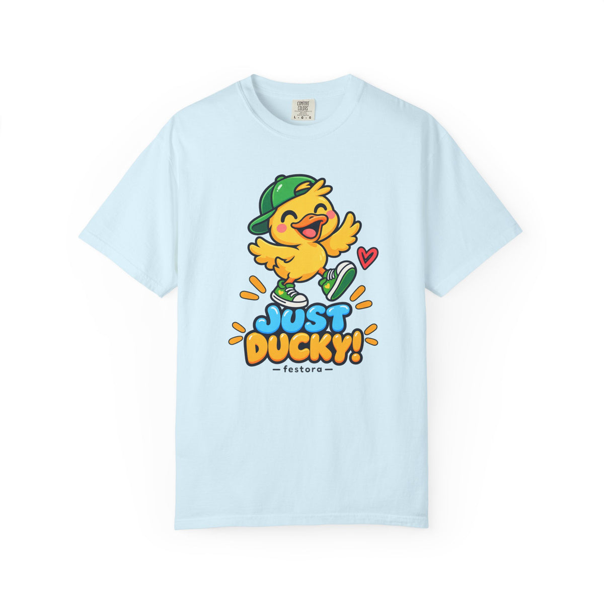 Just Ducky! – Cute Happy Duck Graphic T-Shirt