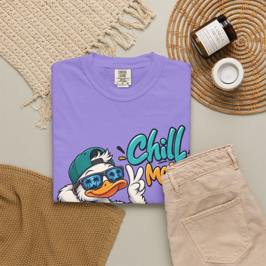 Chill Mode Duck Graphic T-Shirt | Festora Everyday