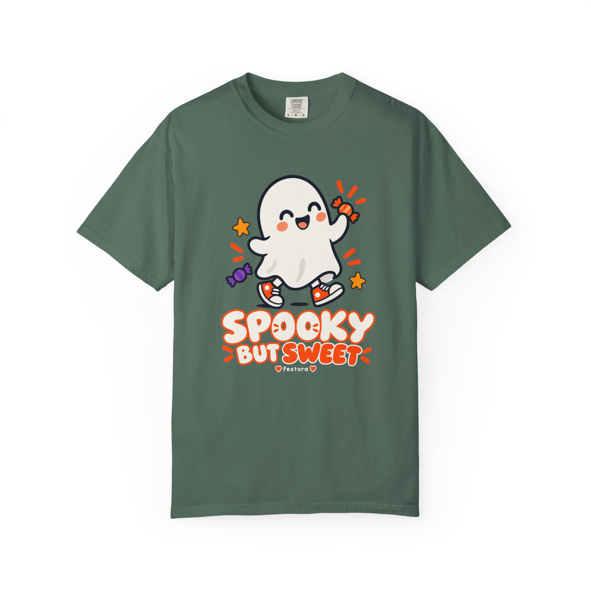 Spooky but Sweet Ghost T-Shirt | Cute Halloween Graphic Tee
