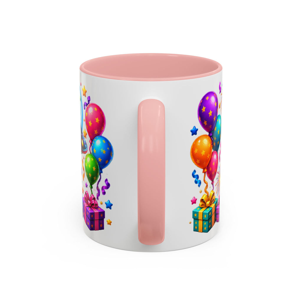 Happy Birthday Alien Coffee Mug — Colorful Galactic Birthday Wishes