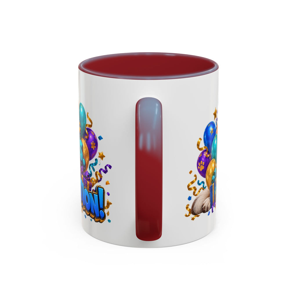 Big Dog Big Wishes Saint Bernard Birthday White Mug
