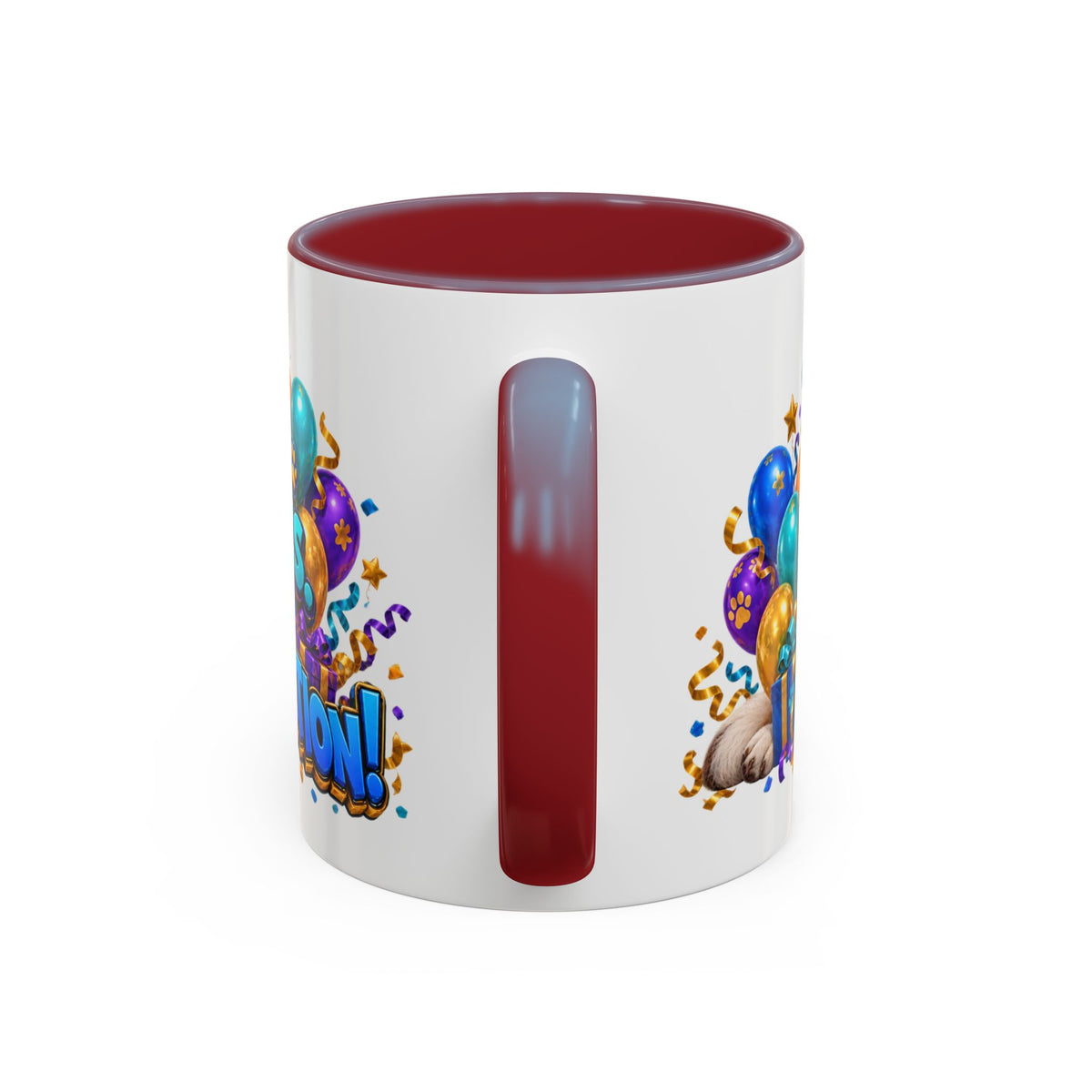 Big Dog Big Wishes Saint Bernard Birthday White Mug