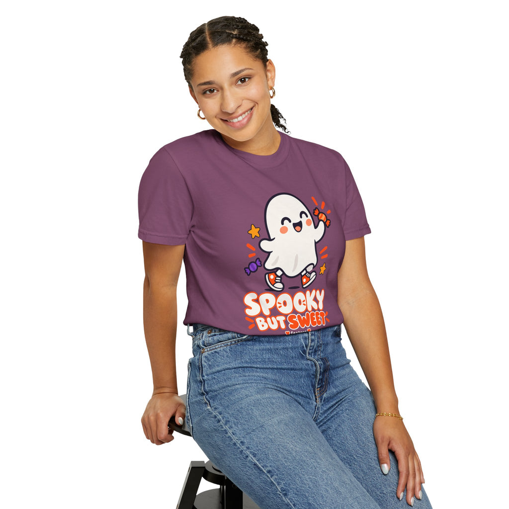 Spooky but Sweet Ghost T-Shirt | Cute Halloween Graphic Tee