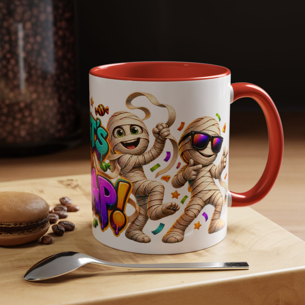 That’s a Wrap Funny Halloween Mummy Party White Mug