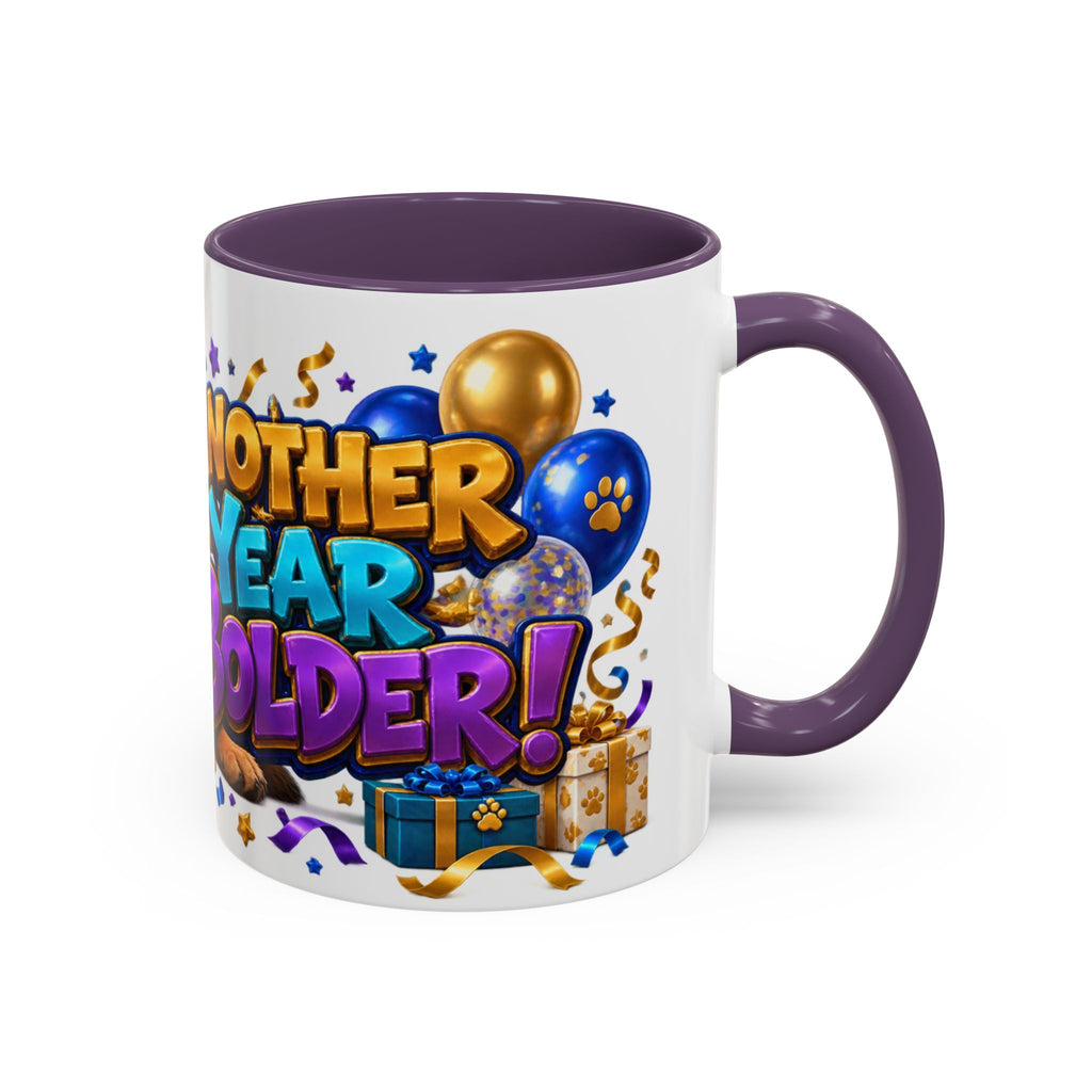 German Shepherd Birthday Mug – Another Year Bolder White Coffee Cup