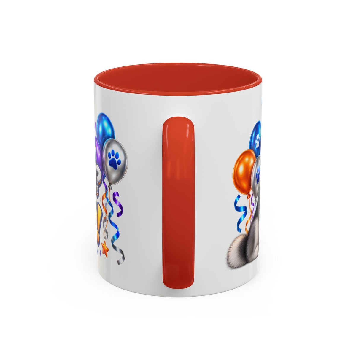 Howl Old Am I Siberian Husky Birthday White Mug
