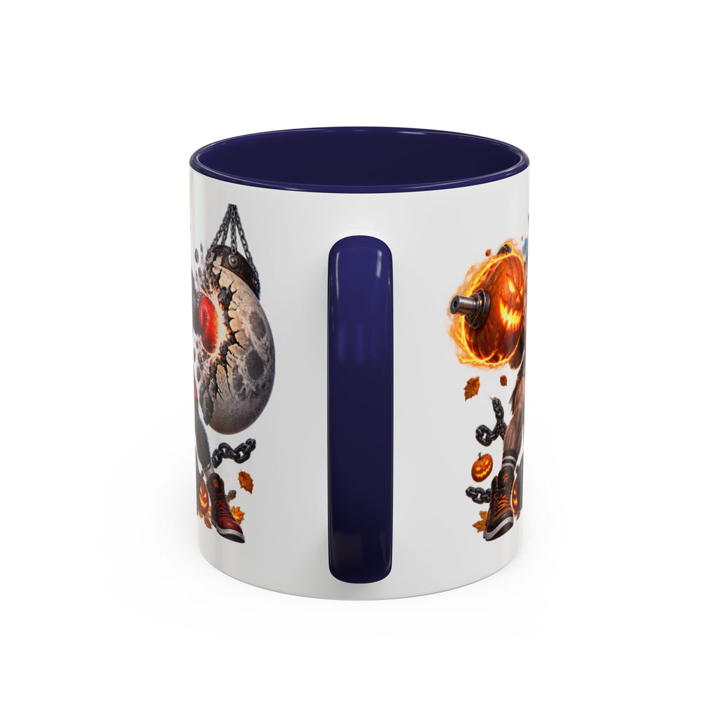 Full Moon Full Power Werewolf Gym Halloween White Mug