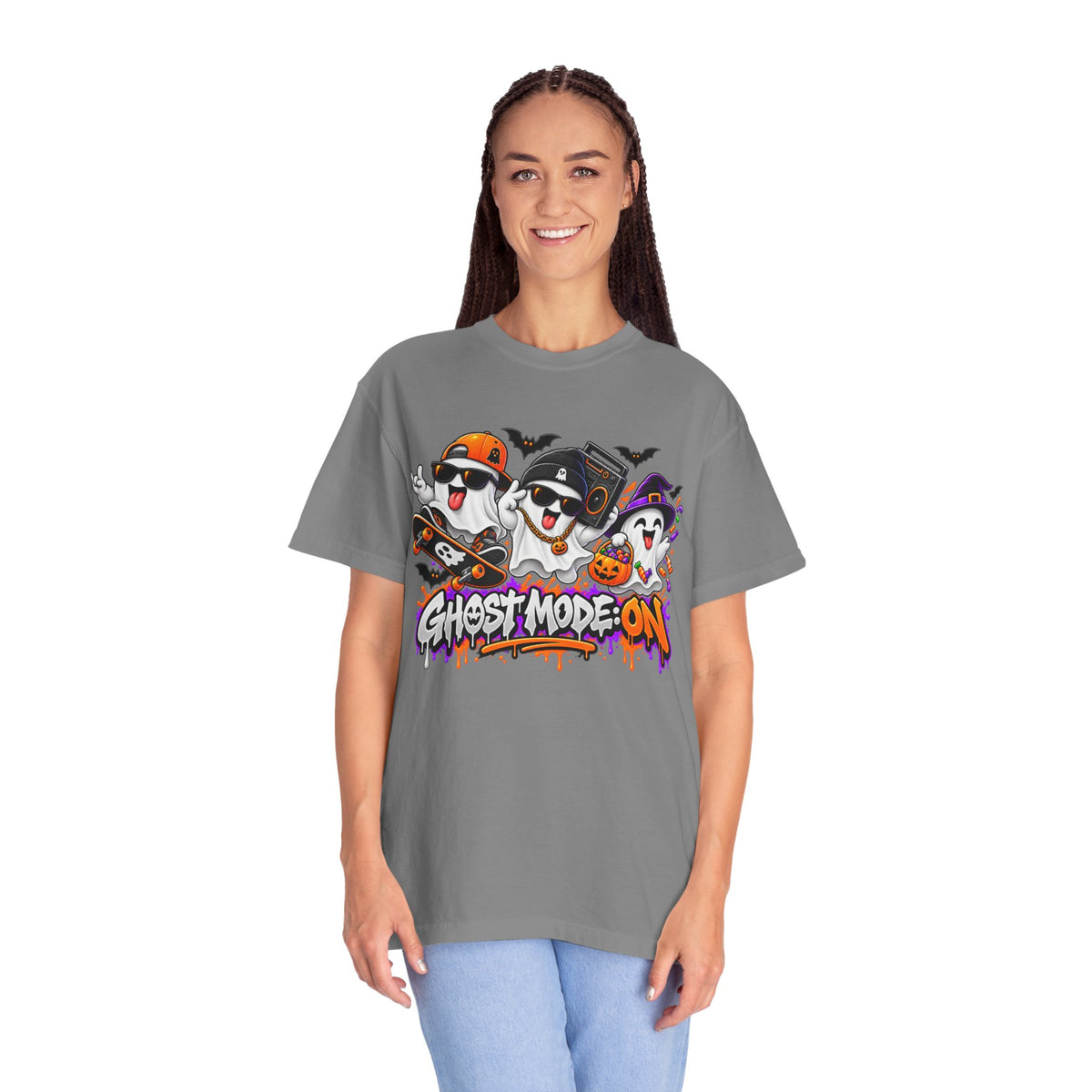Ghost Mode: ON – Halloween Ghosts Graphic T-Shirt