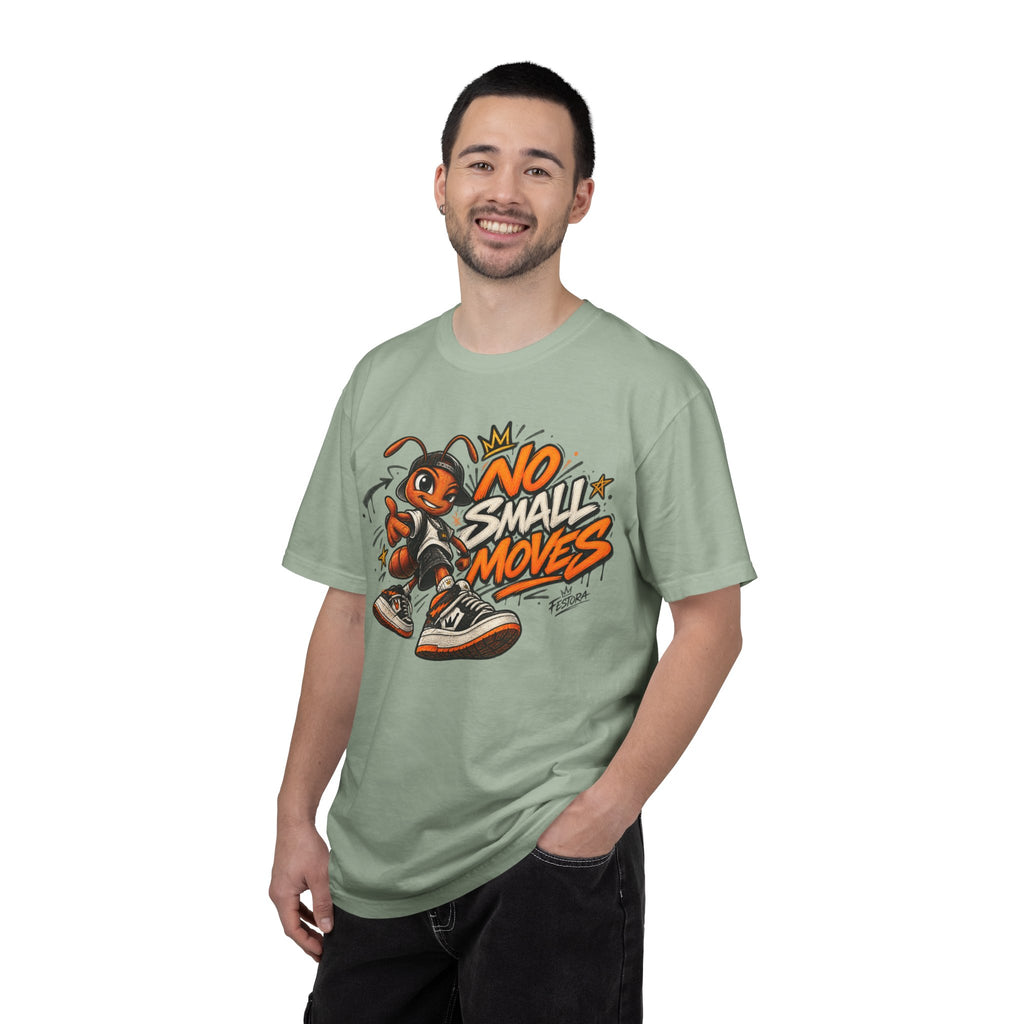 No Small Moves T-Shirt — Retro Sneaker Character Graphic Tee