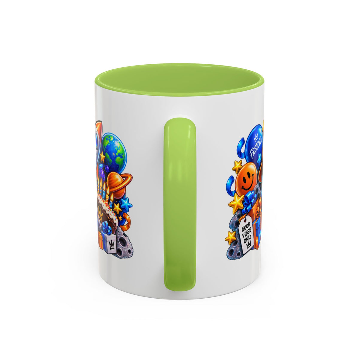 Festora Alien Birthday Mug – Birthday Blast Off Coffee Cup