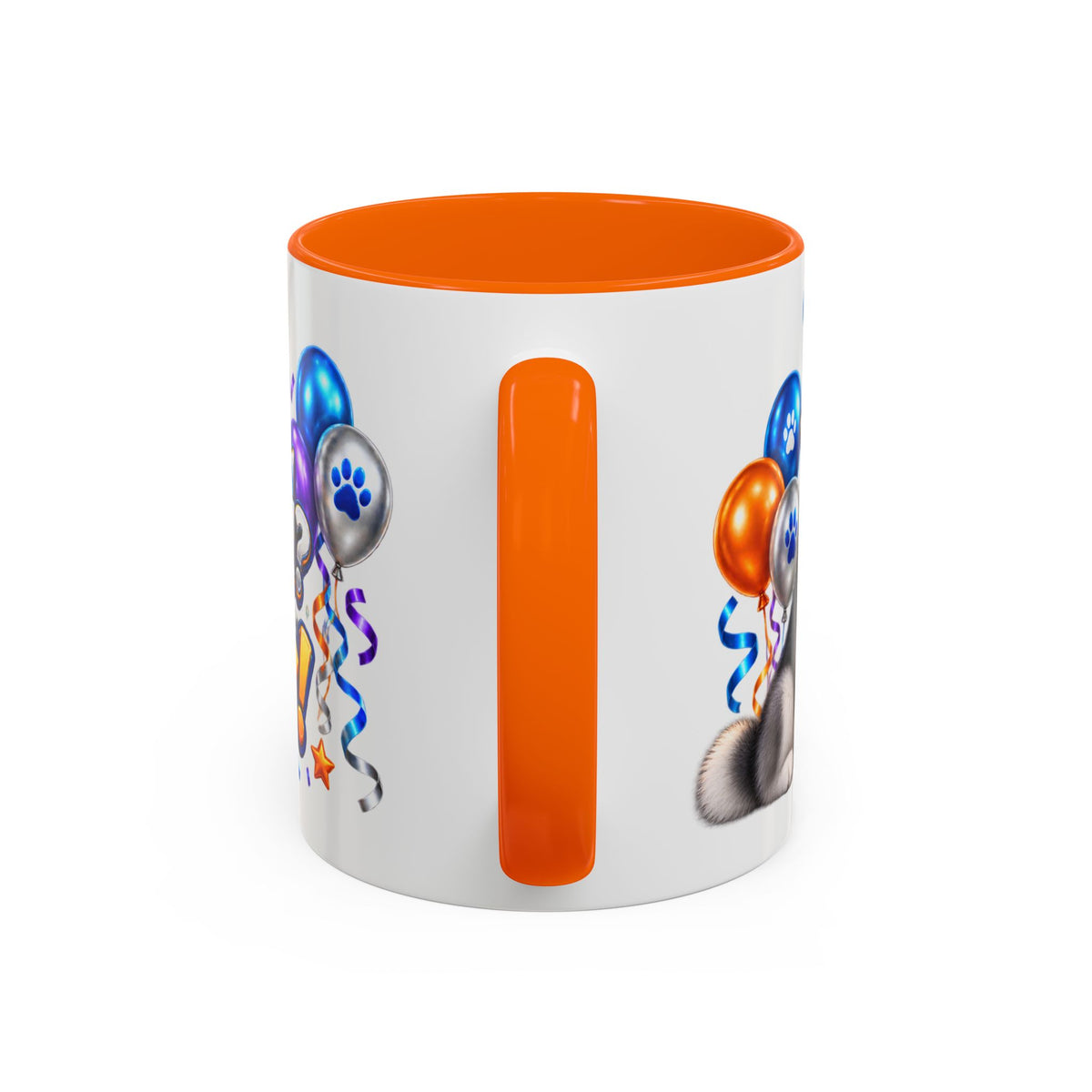 Howl Old Am I Siberian Husky Birthday White Mug