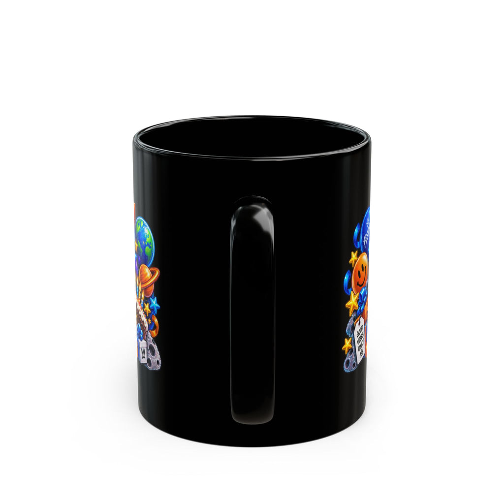 Birthday Blast Off Black Mug – Festora Alien Nova Birthday Cup