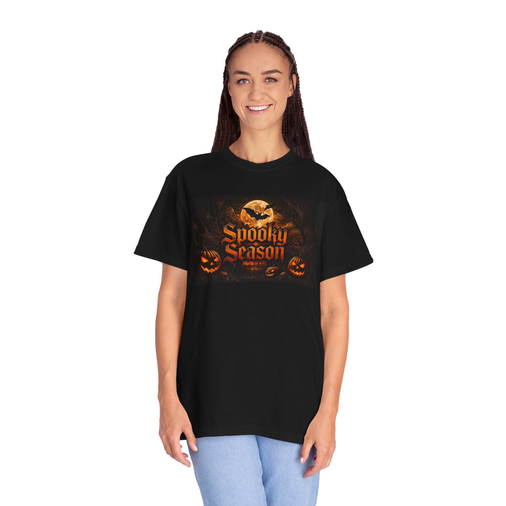 Spooky Season Halloween T-Shirt — Pumpkin Jack-O'-Lantern Graphic Tee