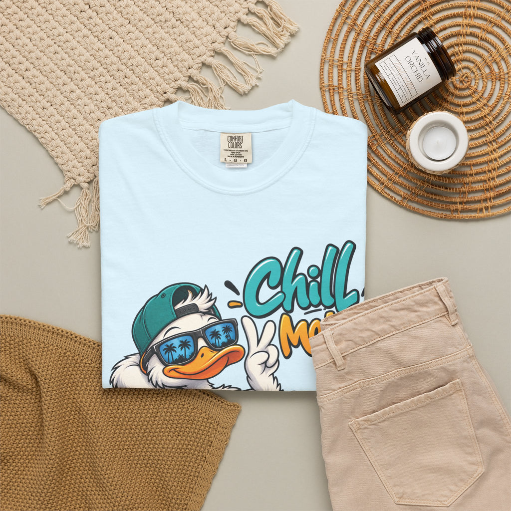Chill Mode Duck Graphic T-Shirt | Festora Everyday
