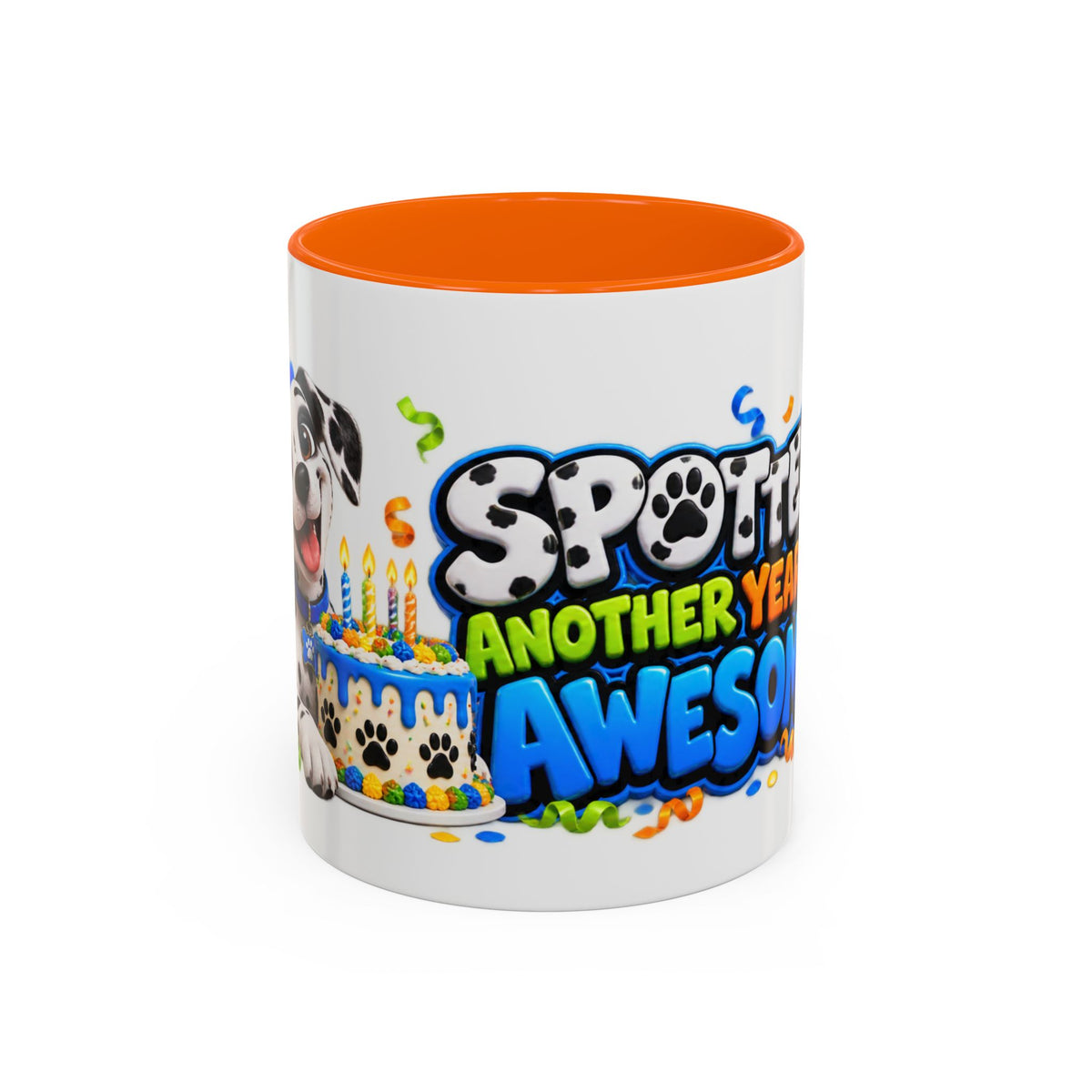 Dalmatian Birthday Mug – Spotted Another Year of Awesome White Coffee Cup
