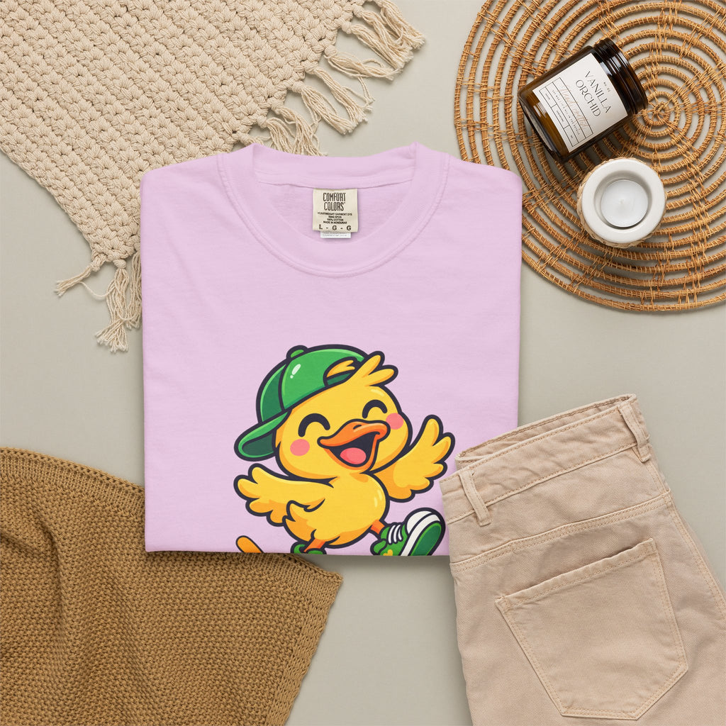 Just Ducky! – Cute Happy Duck Graphic T-Shirt