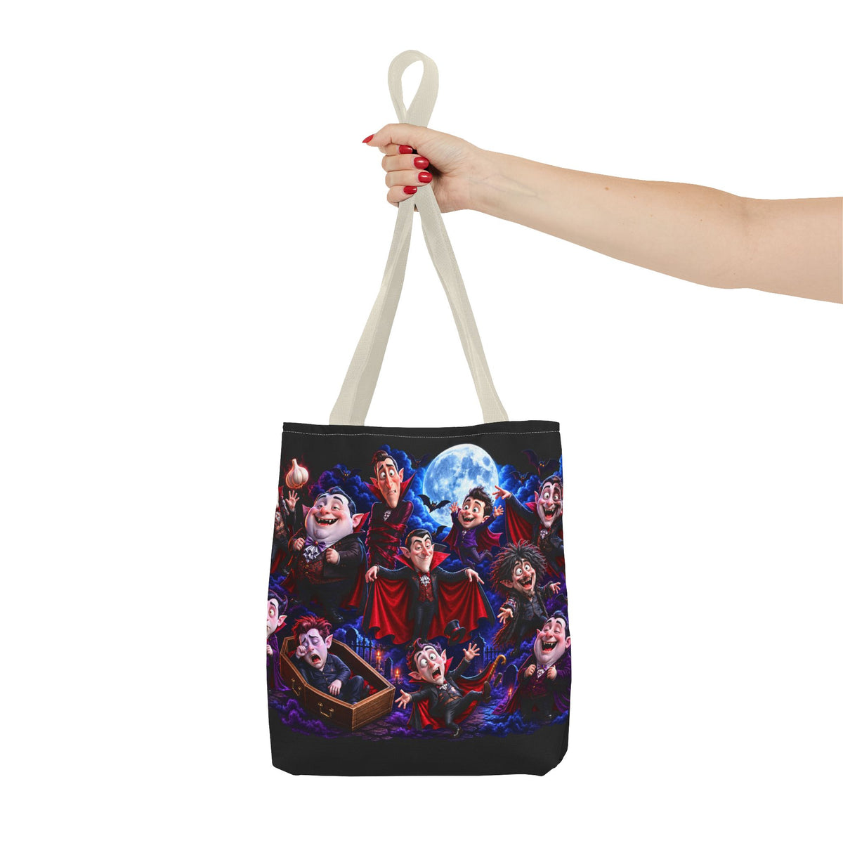 Vampire Night All-Over Print Tote Bag