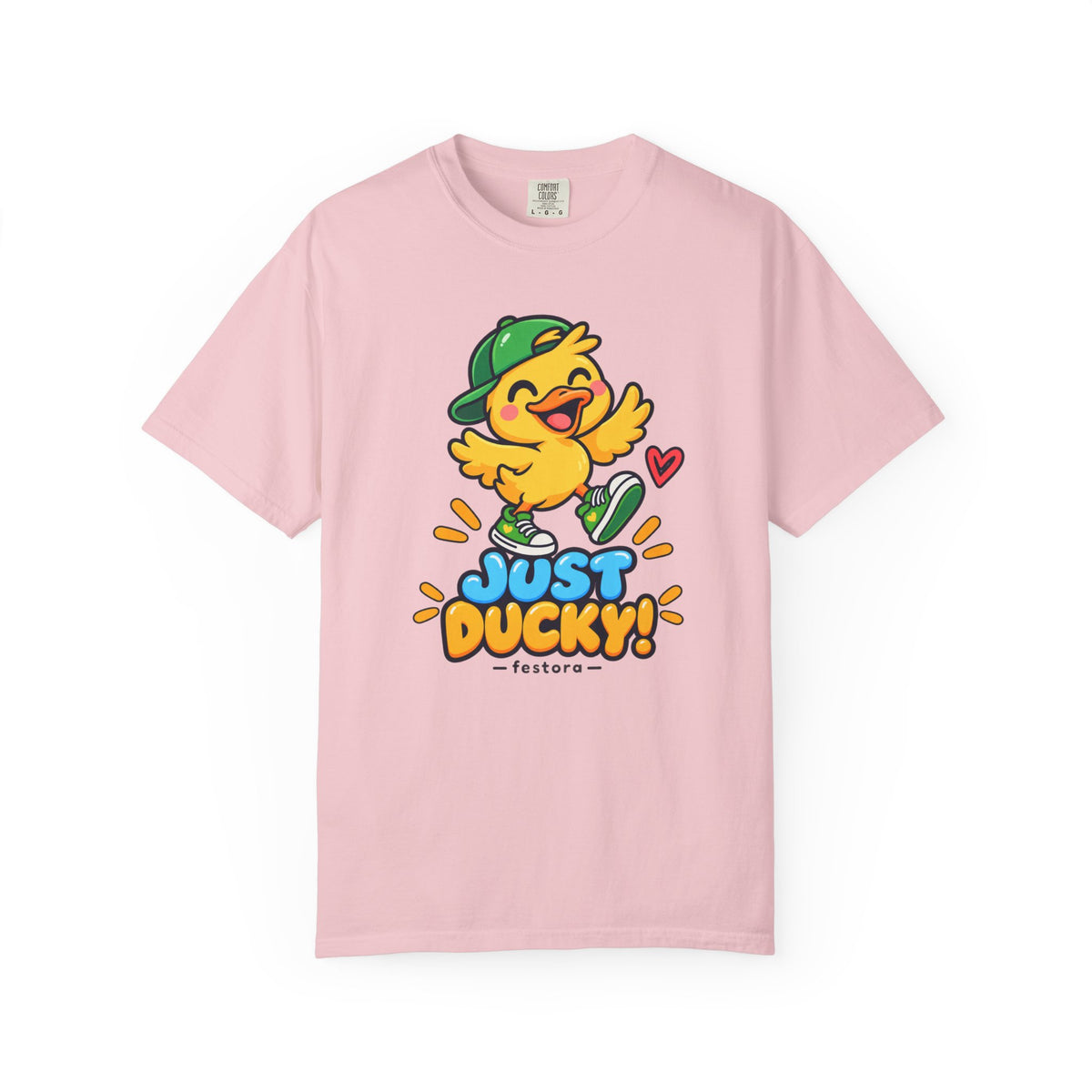 Just Ducky! – Cute Happy Duck Graphic T-Shirt