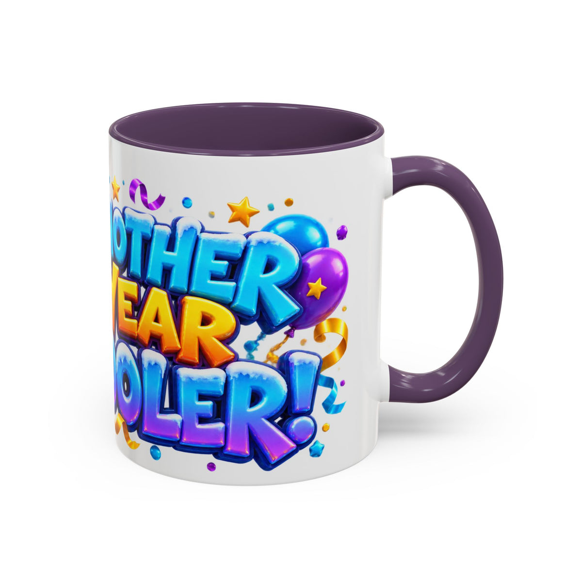 Another Year Cooler Penguin Birthday White Mug
