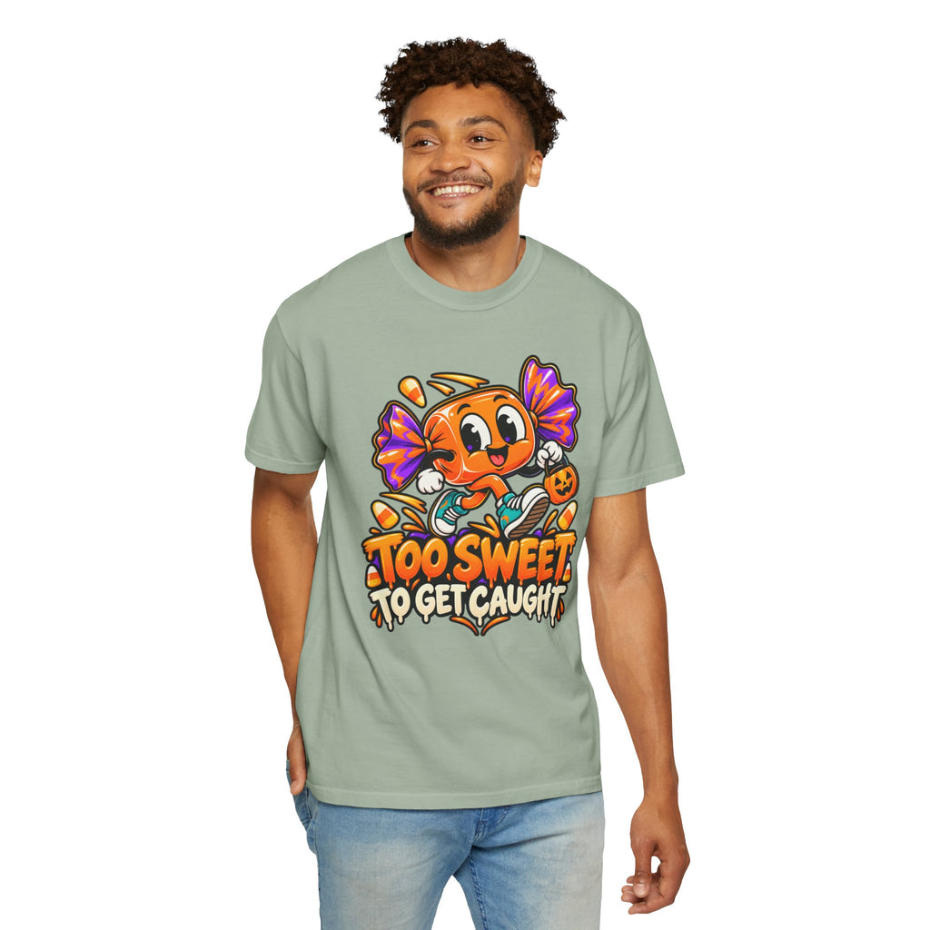 Too Sweet to Get Caught – Cute Halloween Candy T-Shirt