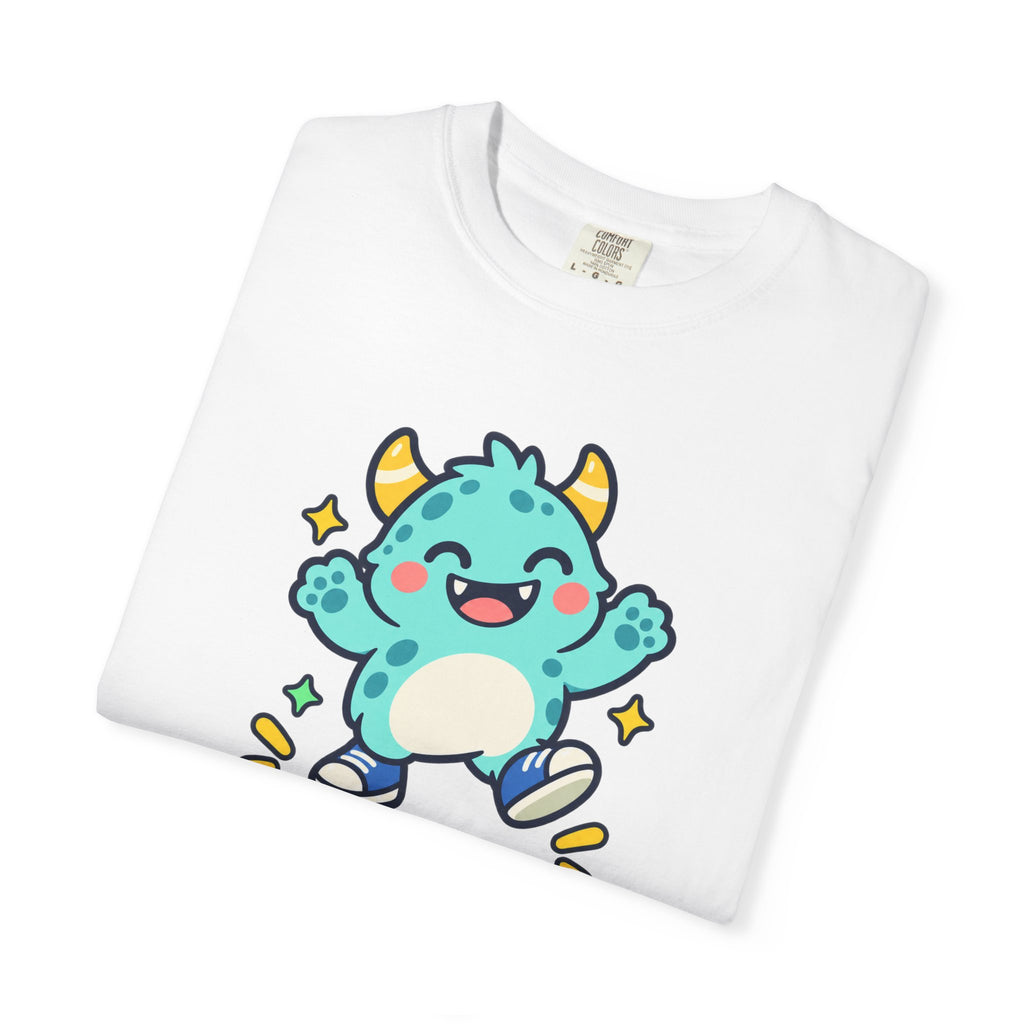 Stay Monster Happy – Cute Monster Graphic T-Shirt