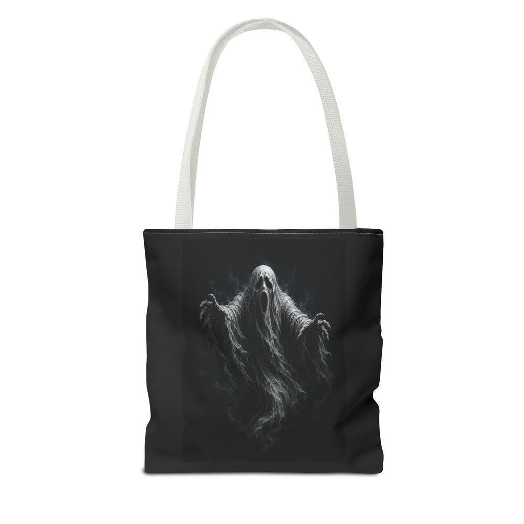Ghostly Spirit Tote Bag — Spooky Halloween All-Over Print