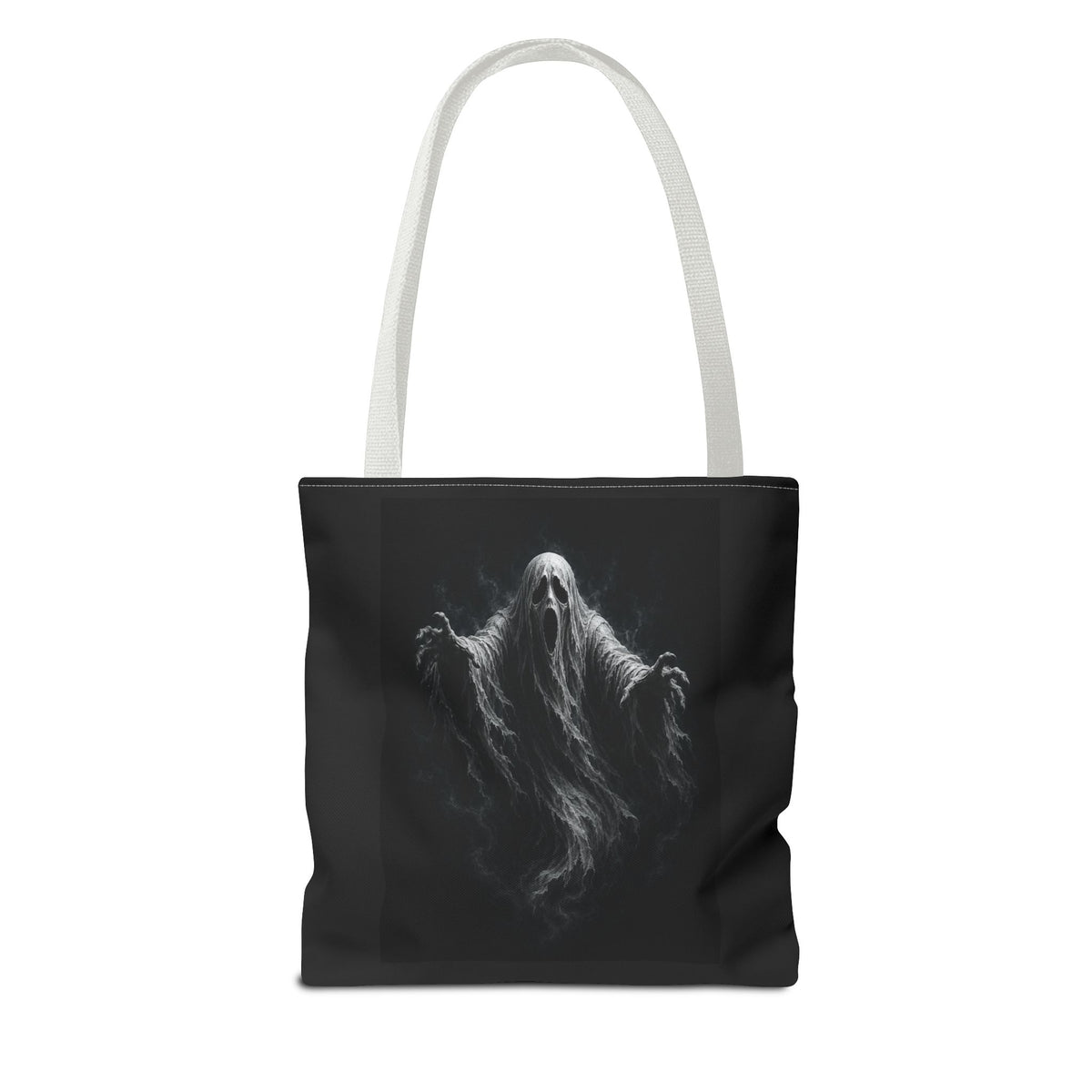 Ghostly Spirit Tote Bag — Spooky Halloween All-Over Print