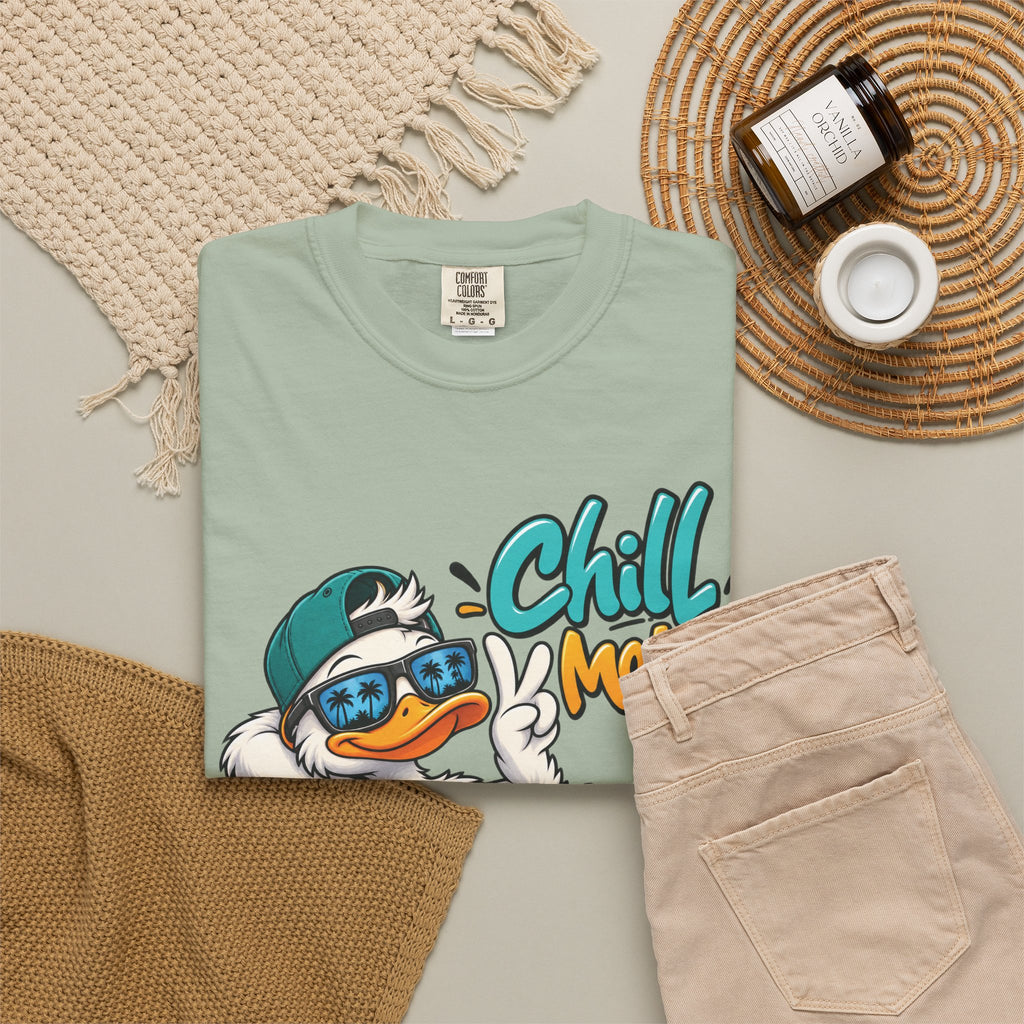 Chill Mode Duck Graphic T-Shirt | Festora Everyday