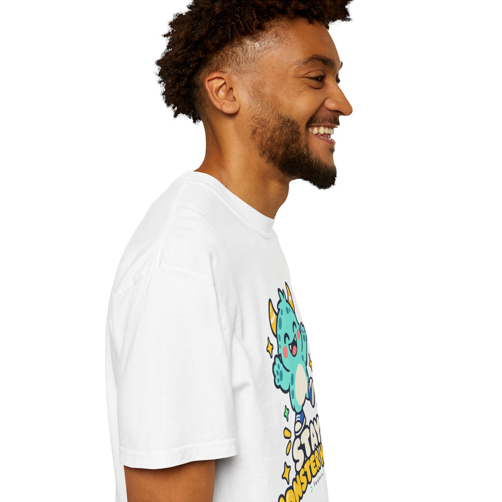 Stay Monster Happy – Cute Monster Graphic T-Shirt