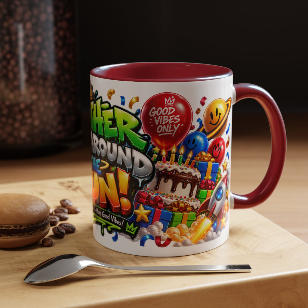 Festora Alien Birthday Mug – Another Trip Around the Sun Coffee Cup