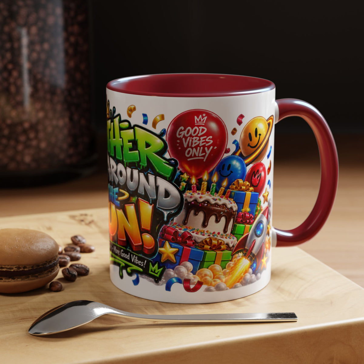 Festora Alien Birthday Mug – Another Trip Around the Sun Coffee Cup