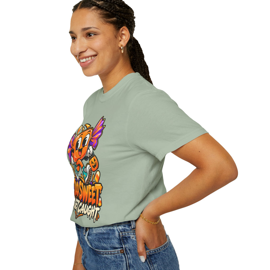 Too Sweet to Get Caught – Cute Halloween Candy T-Shirt