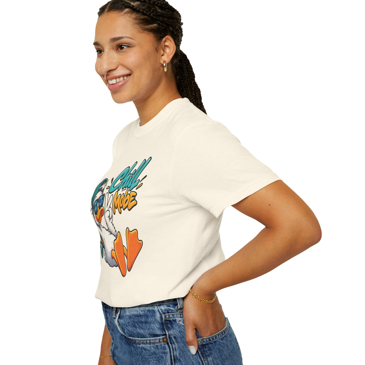 Chill Mode Duck Graphic T-Shirt | Festora Everyday