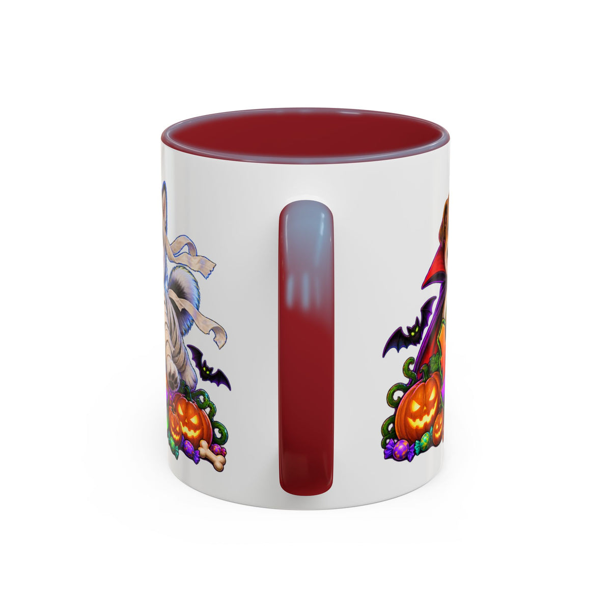 Howl-O-Ween Troublemakers Costume Dogs Halloween White Mug